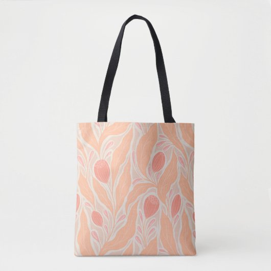 Bloemig patroon tote bag (Voorkant)