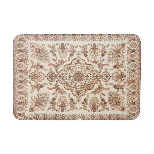 bloemig Perzisch tapijtpatroon Badmat (Voorkant)