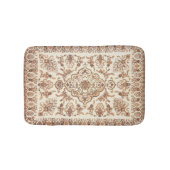  bloemig Perzisch tapijtpatroon Badmat (Voorkant)