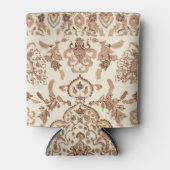 bloemig Perzisch tapijtpatroon Blikjeskoeler (Voorkant)