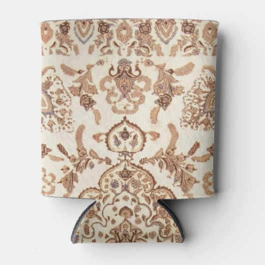 bloemig Perzisch tapijtpatroon Blikjeskoeler (Voorkant)