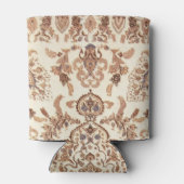 bloemig Perzisch tapijtpatroon Blikjeskoeler (Achterkant)