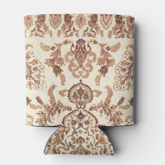 bloemig Perzisch tapijtpatroon Blikjeskoeler (Achterkant)