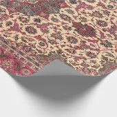  bloemig Perzisch tapijtpatroon Cadeaupapier (Hoek)