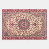 bloemig Perzisch tapijtpatroon Inpakpapier Vel (Voorkant 3)