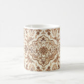  bloemig Perzisch tapijtpatroon Koffiemok (Center)