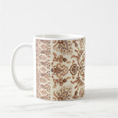  bloemig Perzisch tapijtpatroon Koffiemok (Links)