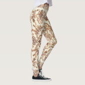  bloemig Perzisch tapijtpatroon Leggings (Rechts)