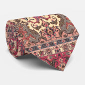 bloemig Perzisch tapijtpatroon Stropdas (Opgerold)