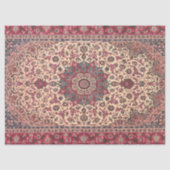 bloemig Perzisch tapijtpatroon Tissuepapier (Voorkant)