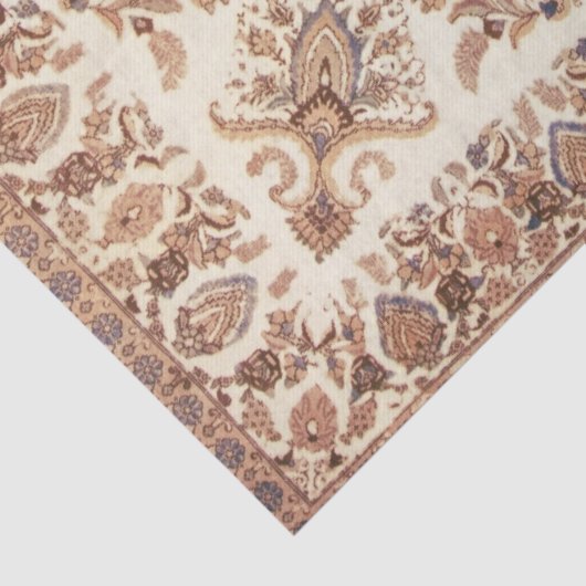 bloemig Perzisch tapijtpatroon Tissuepapier (Detail)