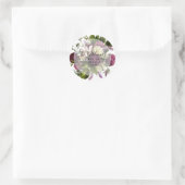 Bloemig Retouradres Label Stempel (Tas)