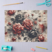  bloemig Roos Tissuepapier (Craft)
