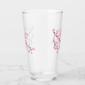 Bloemig Roze Kersenbloesem Glas (Rechts)