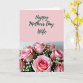 Bloemig Schrift Feestkaart Kaart (Gele Bloem)