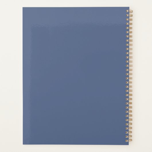 Bloemig Schrift Waterverf Roze Bloemen Bruiloft Planner (Achterkant)