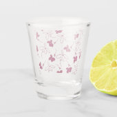 Bloemig Shot glas (Achterkant)