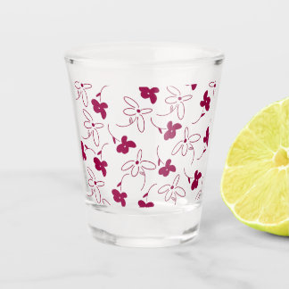 Bloemig Shot glas