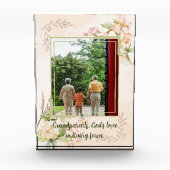 Bloemig Vintage Ontwerp met Quote Aangepaste Foto  (Voorkant)
