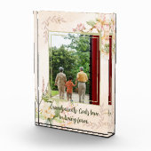 Bloemig Vintage Ontwerp met Quote Aangepaste Foto  (Rechts)