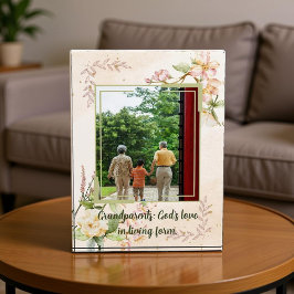 Bloemig Vintage Ontwerp met Quote Aangepaste Foto 