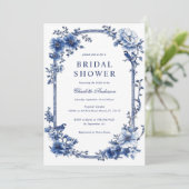  bloemig Vrijgezellenfeest Kaart (Staand voorkant)