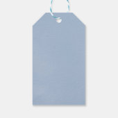 Bloemig Wapen Initialen Trouw Cadeaulabel (Achterkant)