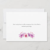 Bloemig Wij Zijn Verhuisd Script Nieuw Adres (Achterkant)