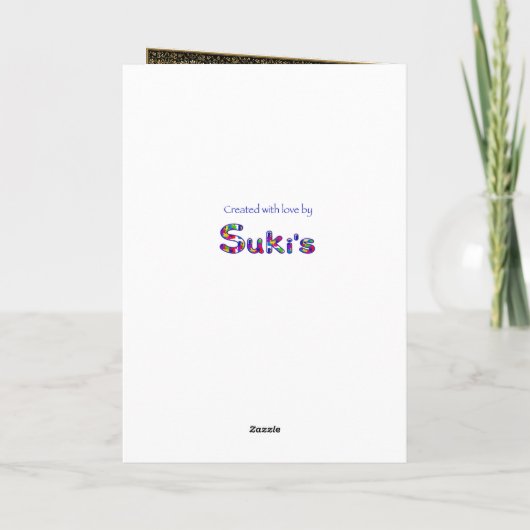  bloemig zwart roze gouden taart zoet zestien kaart (Achterkant)