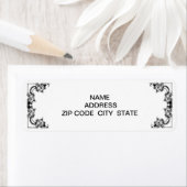  BLOEMIG ZWART-WIT label (Insitu)