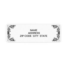  BLOEMIG ZWART-WIT label