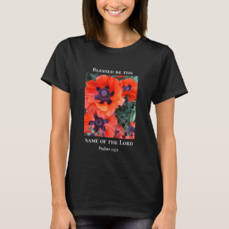 Bloemige aangepaste tekst Bijbel Schrift Christeli T-shirt