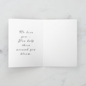 Bloemige aanpasbare kaart "Gefeliciteerd met je ve (Binnen)