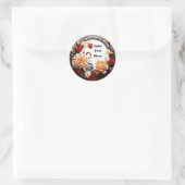 Bloemige Aanpasbare Sticker Feest/Huwelijken (Tas)