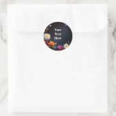 Bloemige Aanpasbare Sticker Feest/Huwelijken (Tas)
