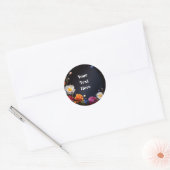 Bloemige Aanpasbare Sticker Feest/Huwelijken (Envelop)