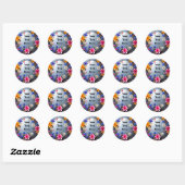 Bloemige Aanpasbare Sticker Feest/Huwelijken (Vel)