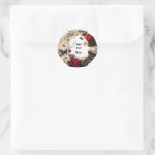 Bloemige Aanpasbare Sticker Feest/Huwelijken (Tas)