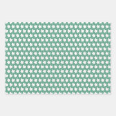 Bloemige Aardbeidroom Inpakpapier Vel (Voorkant)