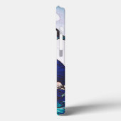 Bloemige achtergrond met pauwen Case-Mate iPhone case (Achterkant / Links)