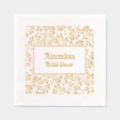 Bloemige achtergrond voor elke gelegenheid - Bruid Folie Servetten (Voorkant)