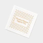 Bloemige achtergrond voor elke gelegenheid - verlo folie servetten (Links)