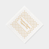 Bloemige achtergrond voor elke gelegenheid - verlo folie servetten (Rechts)