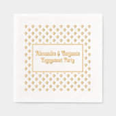 Bloemige achtergrond voor elke gelegenheid - verlo folie servetten (Voorkant)