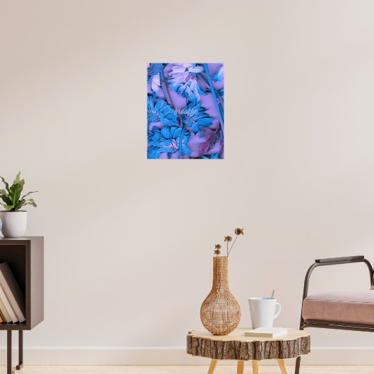 Bloemige Adem Poster (Woonkamer 3)