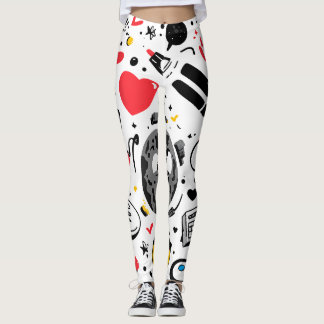 Bloemige All-Over Print Leggings