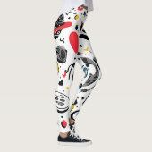 Bloemige All-Over Print Leggings (Rechts)