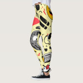 Bloemige All-Over Print Leggings (Links)