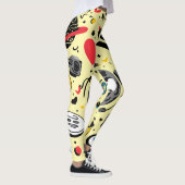 Bloemige All-Over Print Leggings (Rechts)