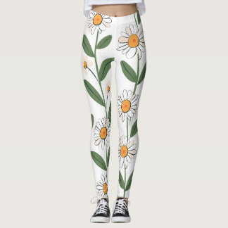 Bloemige All-Over Print Leggings